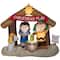 5.5ft. Airblown® Inflatable Peanuts Nativity Scene